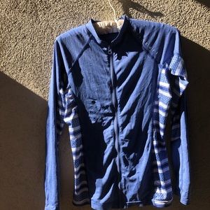 Ripcurl zip up sun blocker tanner top